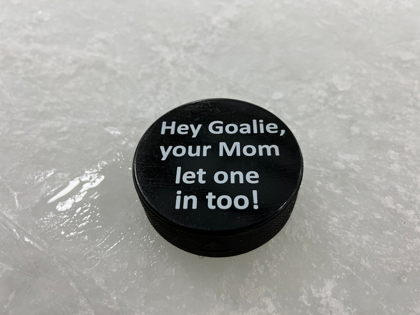 Goalie Mom Offensive Puck