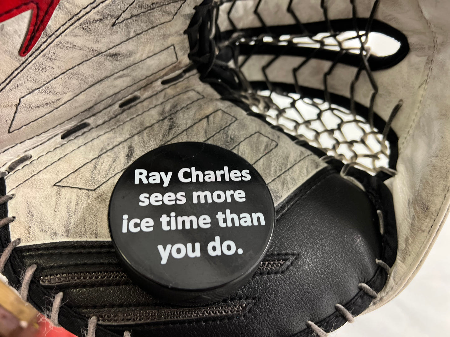 Ray Charles sees more ICE Time Offensive Hockey Puck