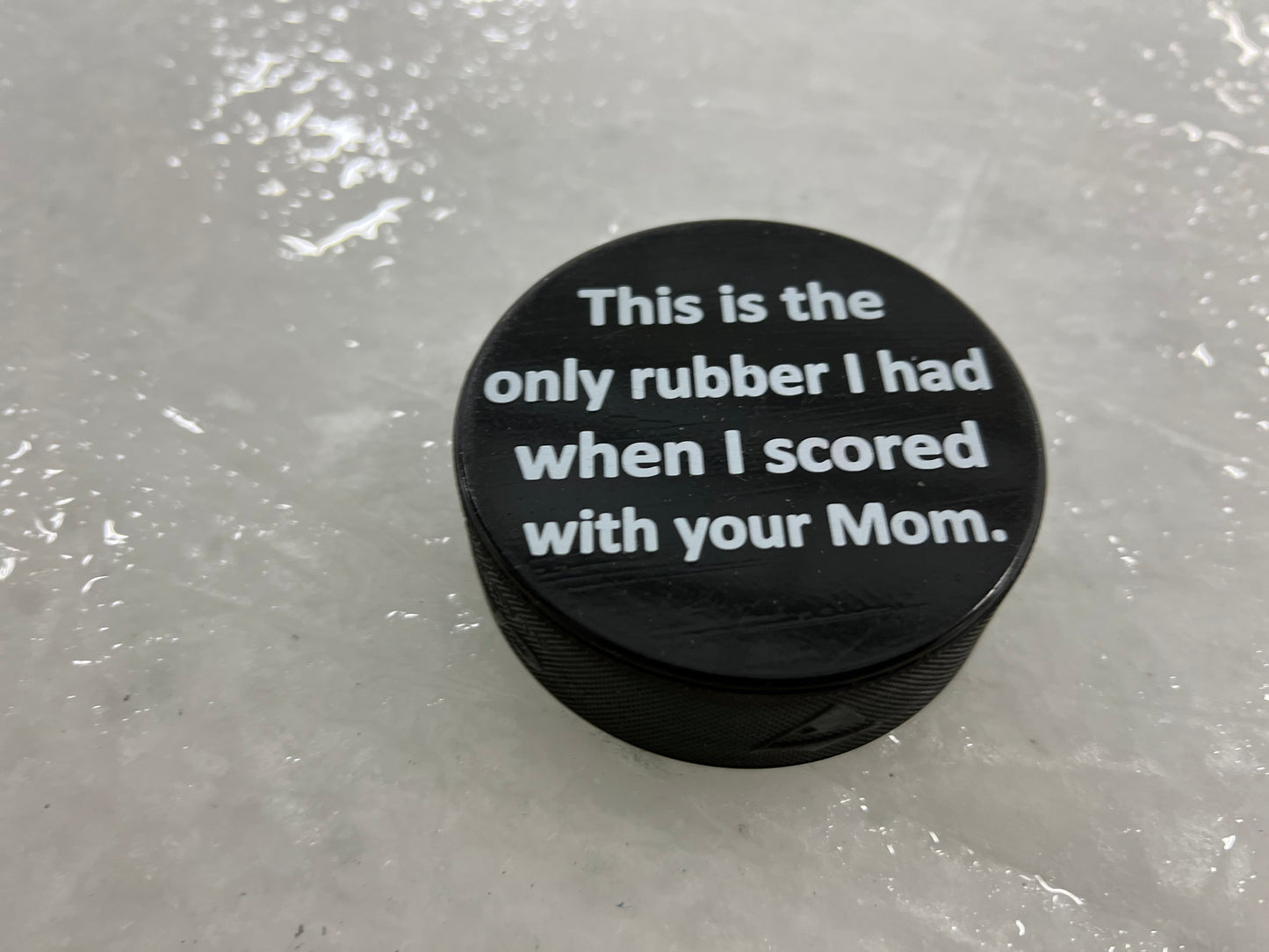 Hockey Player's Mom Offensive Puck