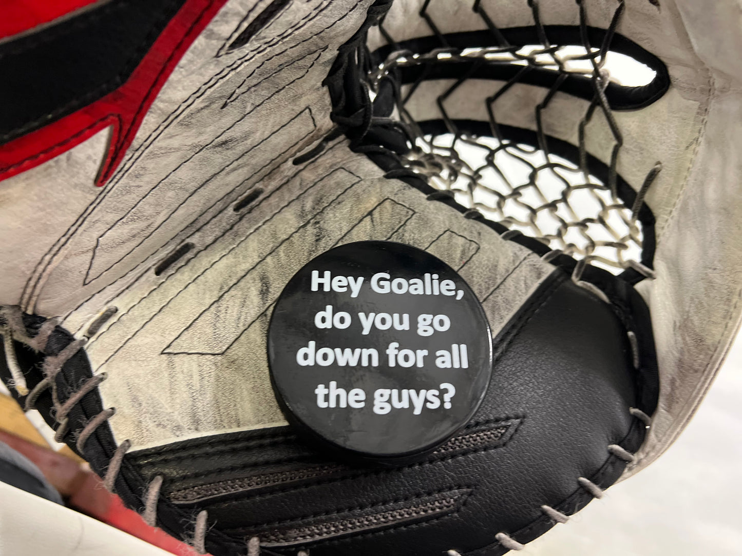 Go Down Goalie Offensive Pucks